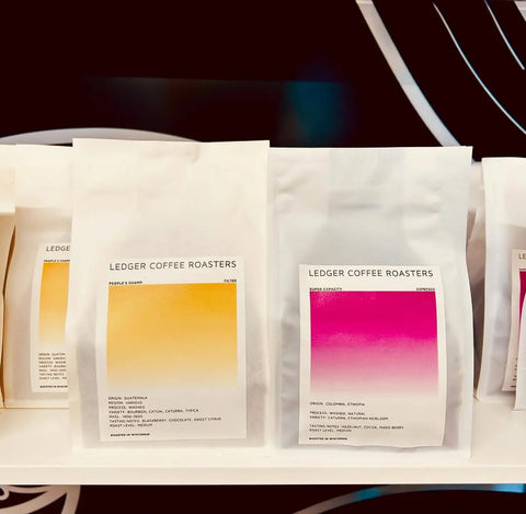 Ledger Coffee Roasters x Recyclable Block Bottom Pouch