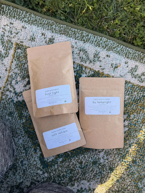 Marginnotes: Tea for Quiet Moments | Featuring Kraft Stand Up Pouche Enviro Flex Pack
