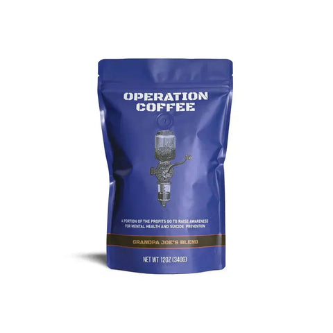 Operation Coffee's Custom 12 oz. Stand Up Pouch Enviro Flex Pack